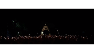 Kolkata residents observe lights out to show solidarity against RG Kar incident.