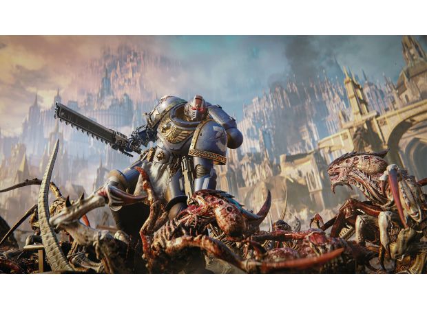 Review of the sequel to Warhammer 40,000: Space Marine, focusing on its cooperative gameplay and dark atmosphere.