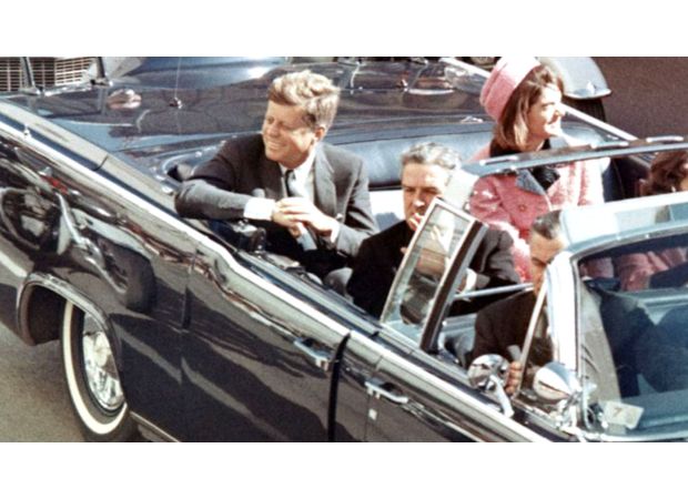 New video reveals JFK's motorcade rushing to the hospital.