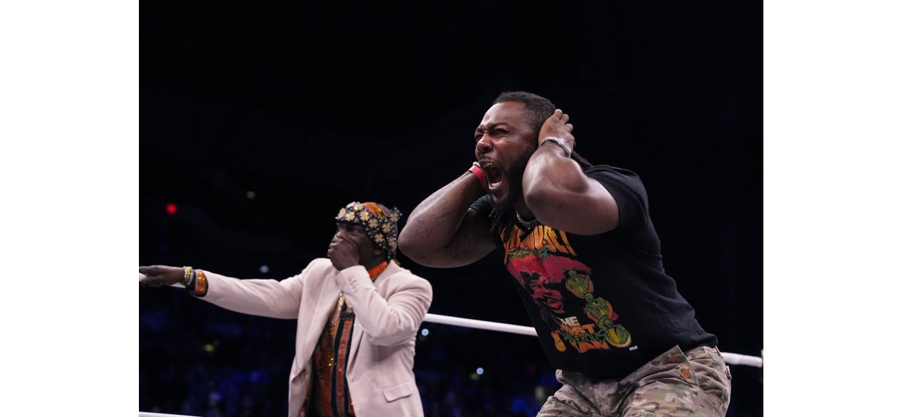 Wrestler cries as opponent destroys childhood home in fire.