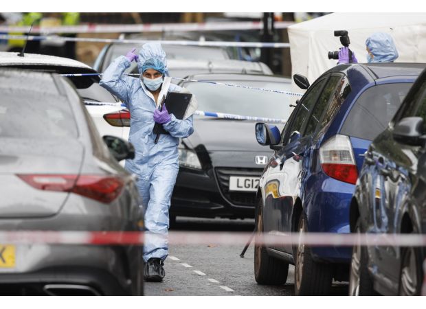 A man in his twenties was killed by gunfire in west London.