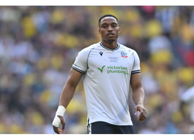 Bolton's Victor Adeboyejo will be out of action for a while due to a sneezing-related injury.