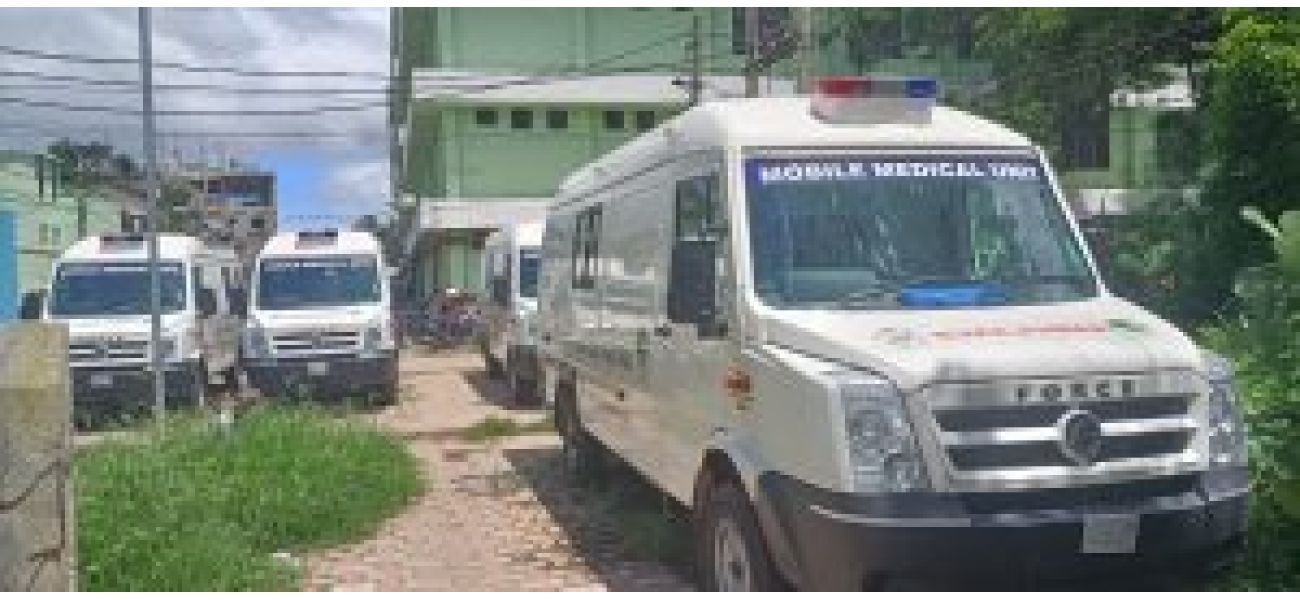 There are 13 unused mobile medical units sitting at DHH.