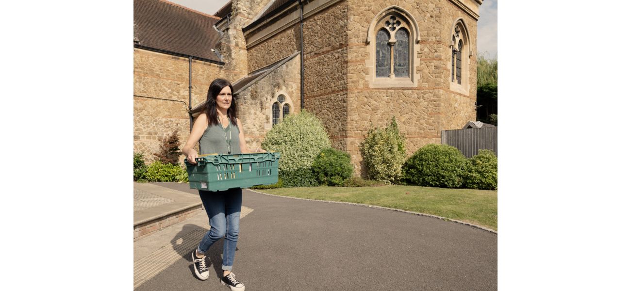 Britain's foodbanks struggling with outdated sardines and low donations.