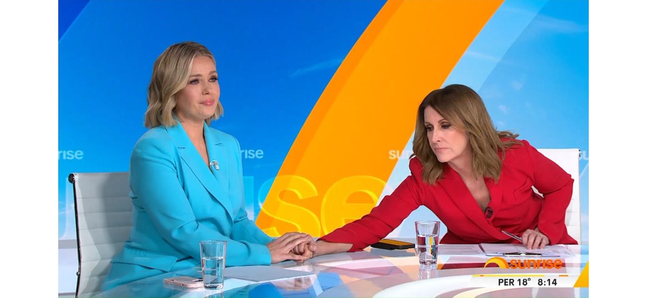 A 41-year-old TV host tearfully announces cancer diagnosis during live broadcast.