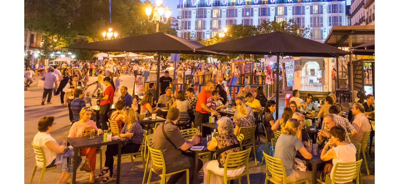 A woman from Britain was sexually attacked and robbed while exiting a nightclub in Madrid.