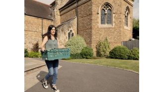 Britain's foodbanks struggling with outdated sardines and low donations.