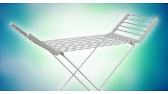 Get faster drying with Dunelm's budget-friendly heated airers, great for compact areas and households.
