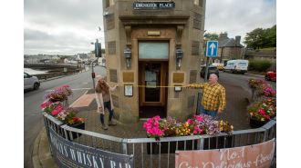 A street in Scotland has been declared the world's shortest due to its small size and location in front of a bistro.