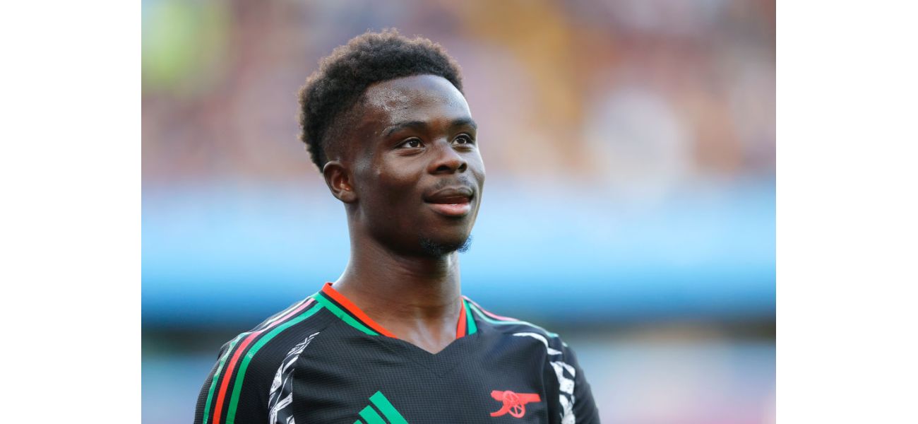 Former Tottenham player predicts Bukayo Saka may be replaced by an up-and-coming player in the England team.