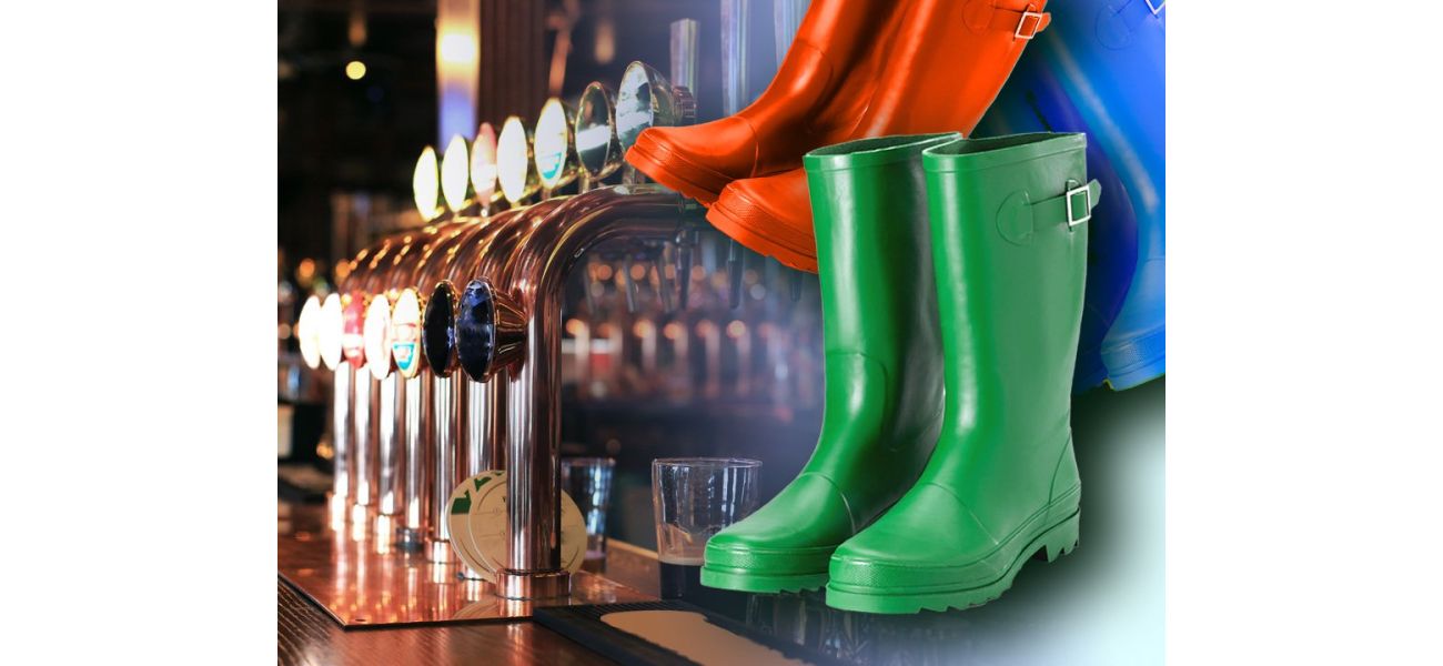 Quirky London pub requires employees to don wellies.