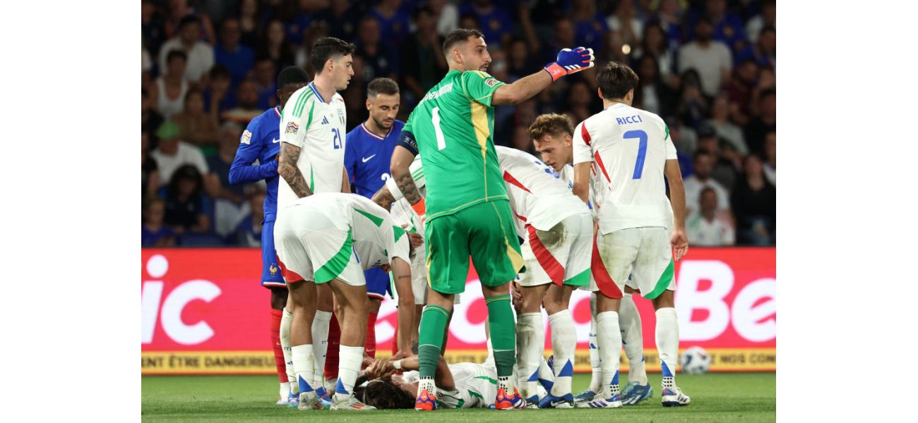 Update on Riccardo Calafiori's injury following a collision during international play involving an Arsenal player.