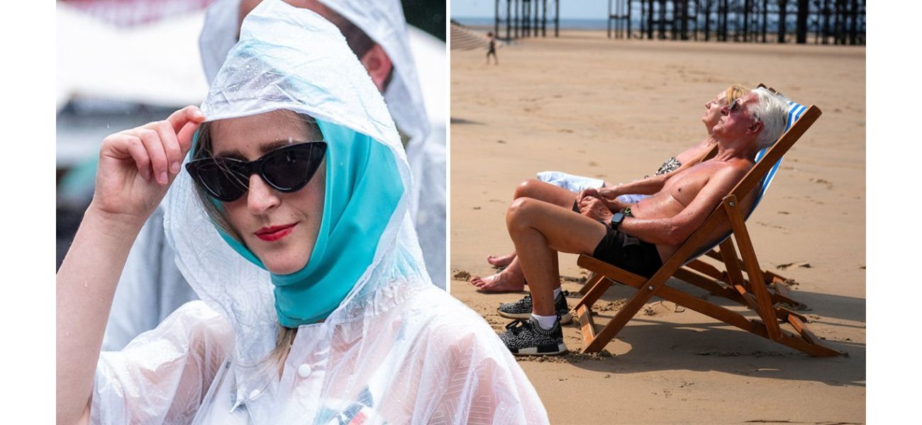 UK weather this weekend shows north-south divide with varying conditions.