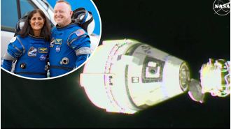Boeing's spacecraft Starliner departs from space station without crew.