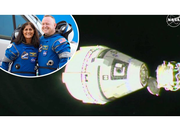 Boeing's spacecraft Starliner departs from space station without crew.