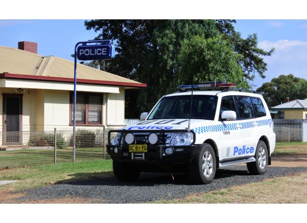 Police vehicle stolen as officers handle situation in small town