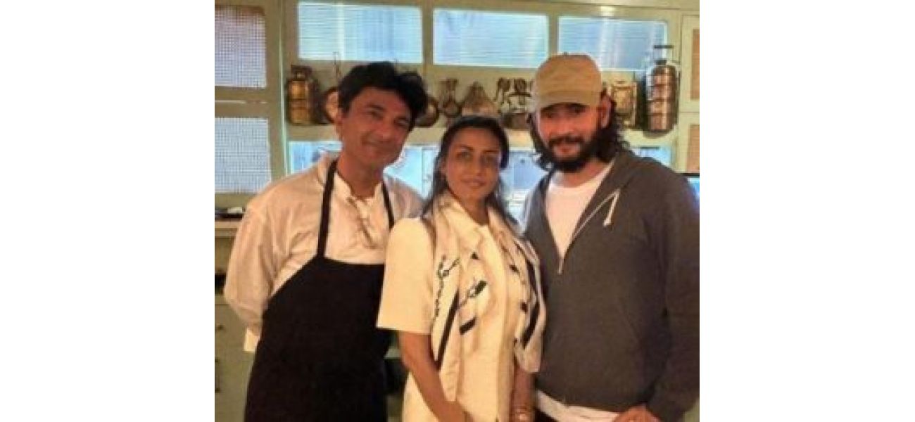 Celeb couple Namrata and Mahesh Babu dine at Vikas Khanna's NYC restaurant.