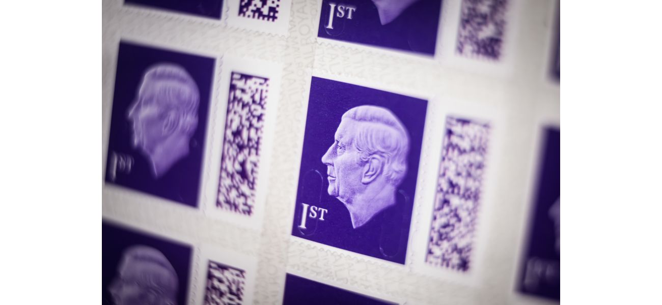 Stamp prices increasing by 30p for first class mail starting today.