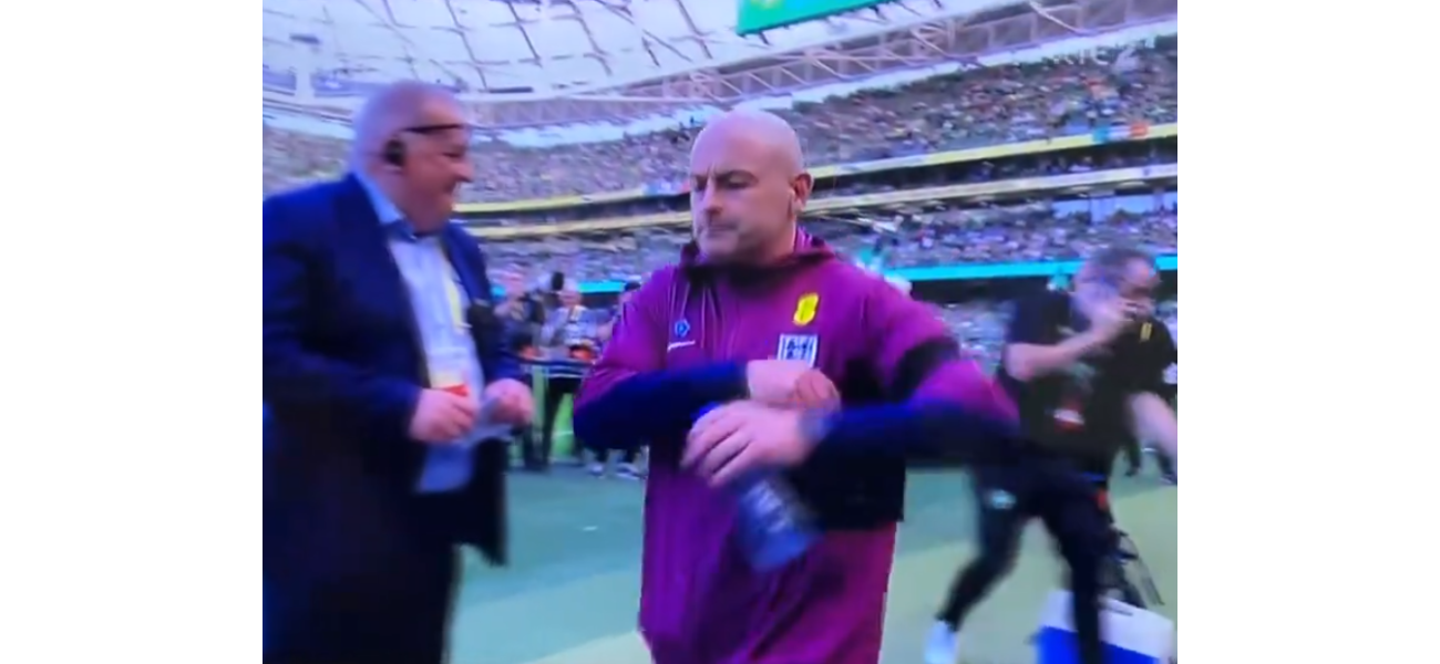 Carsley's first blunder as England coach: sitting in the incorrect dugout.