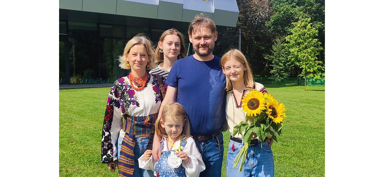 A man from Ukraine tragically loses his wife and three daughters in a Russian missile attack.