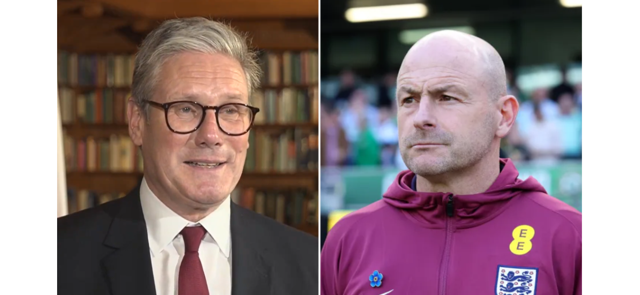 Starmer comments on England manager's decision not to sing national anthem.