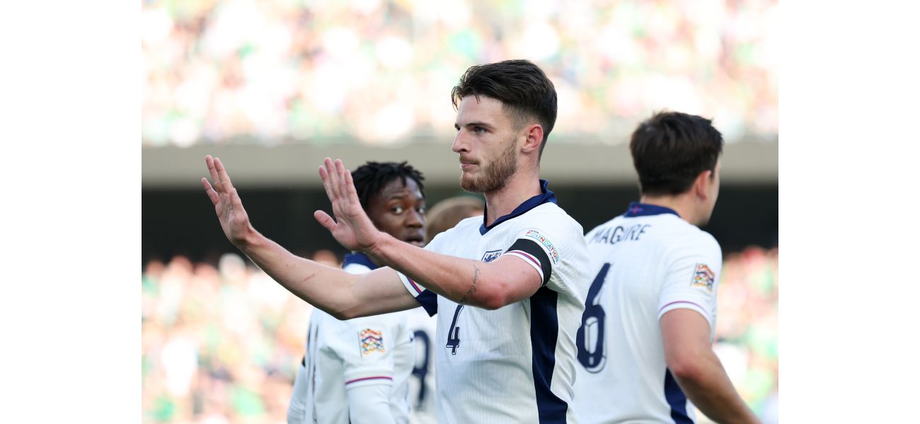 Declan Rice discusses why he didn't celebrate and turned down captaincy in England's victory against Ireland.