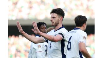Declan Rice discusses why he didn't celebrate and turned down captaincy in England's victory against Ireland.