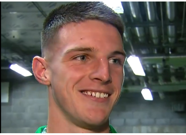 Declan Rice has expressed his desire to one day become the captain of the Irish national football team.
