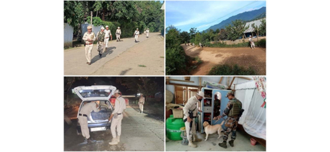 The army has sent a helicopter to monitor the situation in Manipur following new outbreaks of violence.