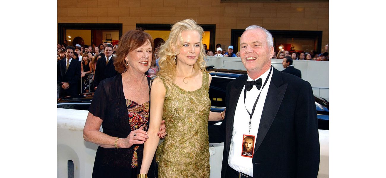 Kidman's mother's death causes her to be absent from Venice Film Festival honour