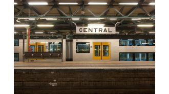 Man wearing Squid Games outfit tased on train in Sydney.