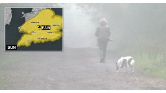 UK weather warning for heavy rain today with potential for 100mm of precipitation - possible danger to life.