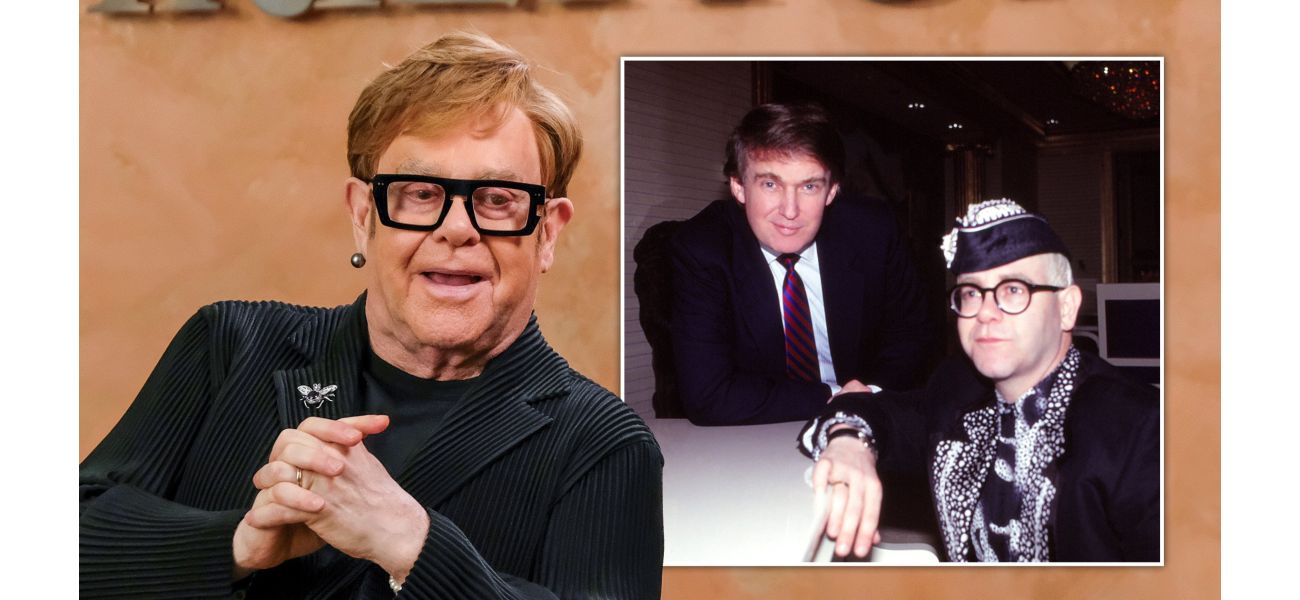 Elton John applauds Donald Trump for cleverly using his song lyrics.