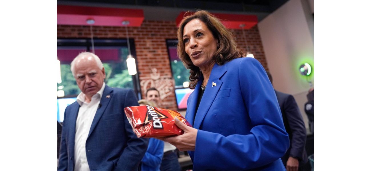 Harris uses food to connect with voters and reveal a more personal side.