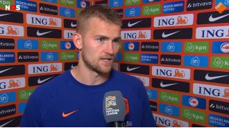Matthijs De Ligt, defender for Manchester United, addresses his error following Netherlands' victory.