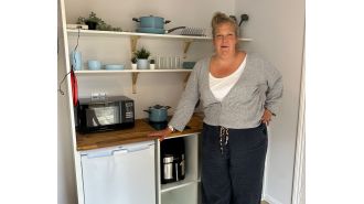 I used my retirement money to buy a house for people who needed it.