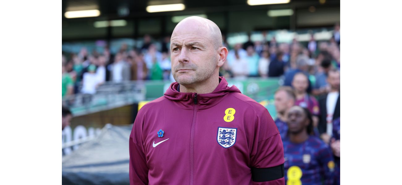 Lineker backs Carsley after criticism for not singing national anthem.
