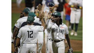 Oakland Ballers secure second-half championship, gain homefield edge for playoffs.
