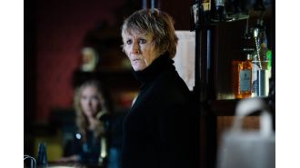 Famous EastEnders star Linda Henry seen in public with well-known TV celebrity.