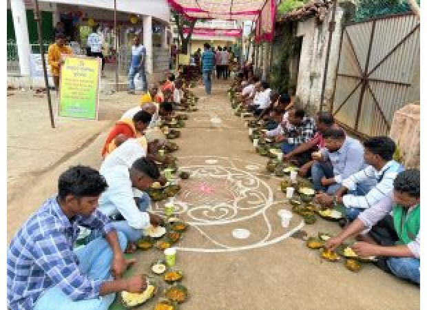 A special display of camaraderie.