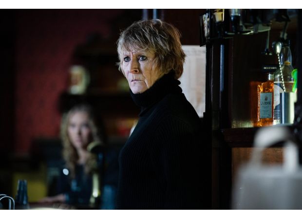 Famous EastEnders star Linda Henry seen in public with well-known TV celebrity.