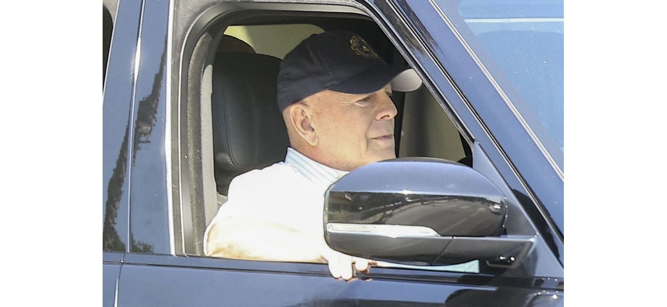 69-year-old Bruce Willis spotted out in public following announcement of dementia diagnosis.