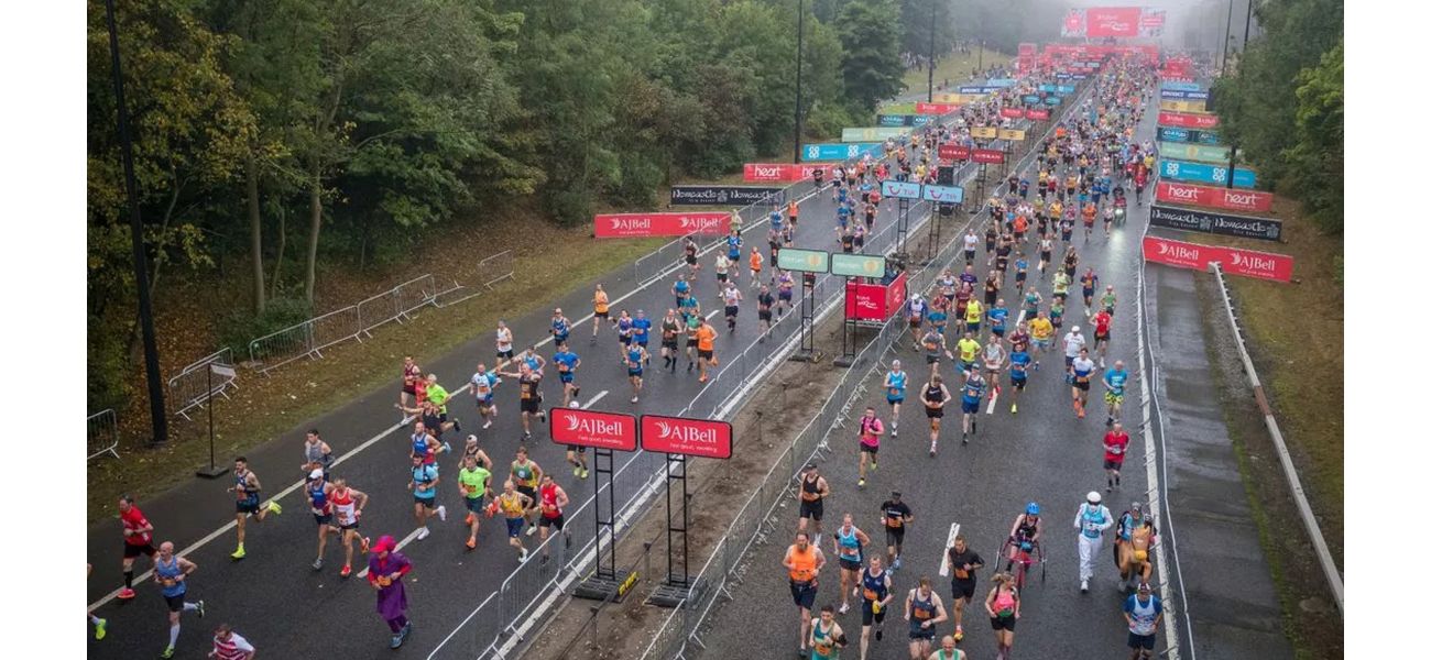 A 29-year-old jogger dies while participating in a well-known charity half-marathon.