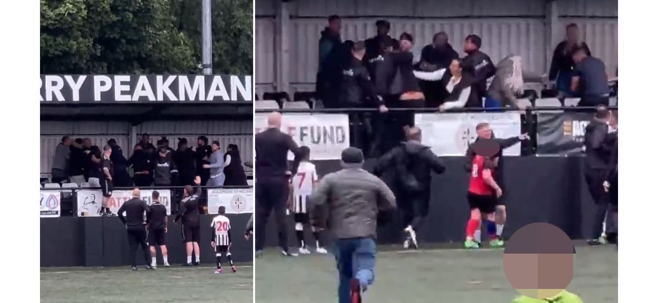 Parents get into a big brawl at a kids' soccer game.