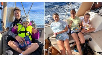 Parents take kids out of school for extended sailing voyage.