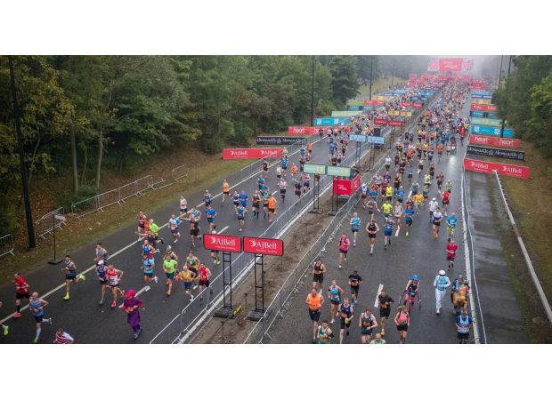 A 29-year-old jogger dies while participating in a well-known charity half-marathon.