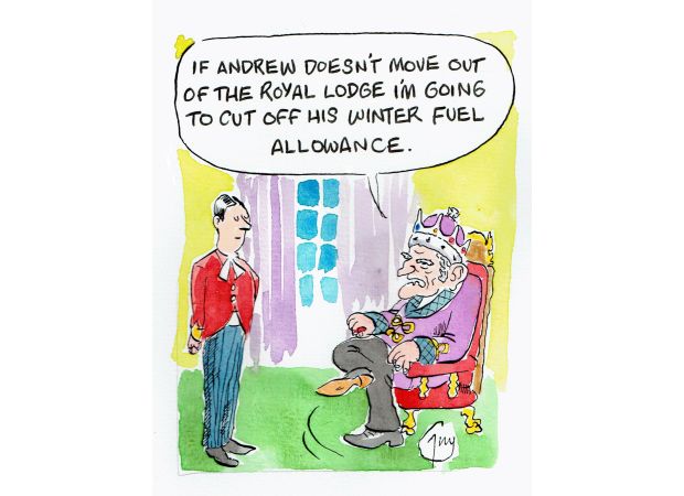 A daily cartoon by Guy Venables featured in the Metro newspaper.