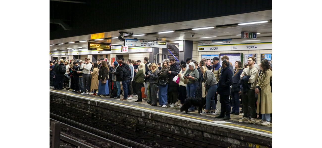 London commuters experiencing long delays due to engineering work during rush hour.