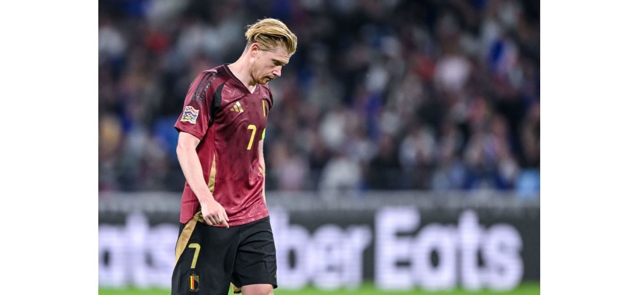 Belgian footballer Kevin De Bruyne considers leaving national team and criticizes fellow players after loss to France.