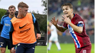 Angry Arsenal supporters upset about Martin Odegaard decision as Chelsea's Cole Palmer returns to training.